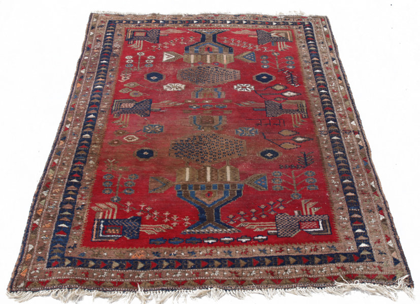 Handknuten matta, orientalisk