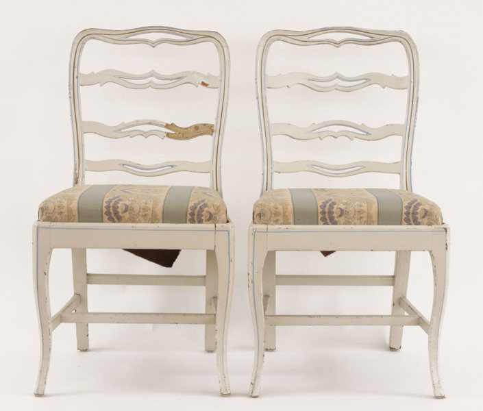 Stolar ett par, gustavianska, 17/1800-tal