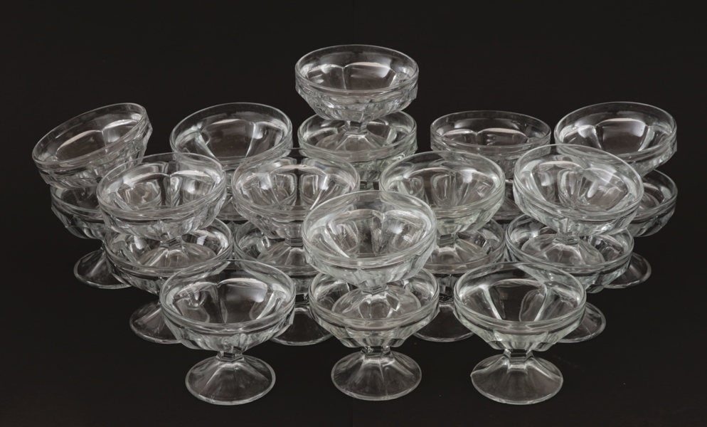 Dessertglas 23st, Eda Glasbruk