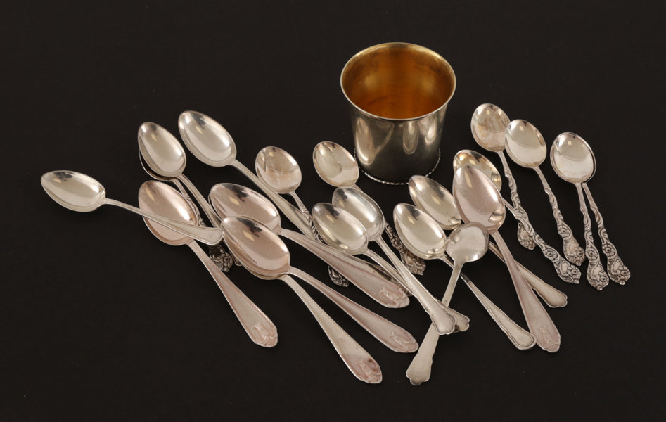 Parti silverföremål