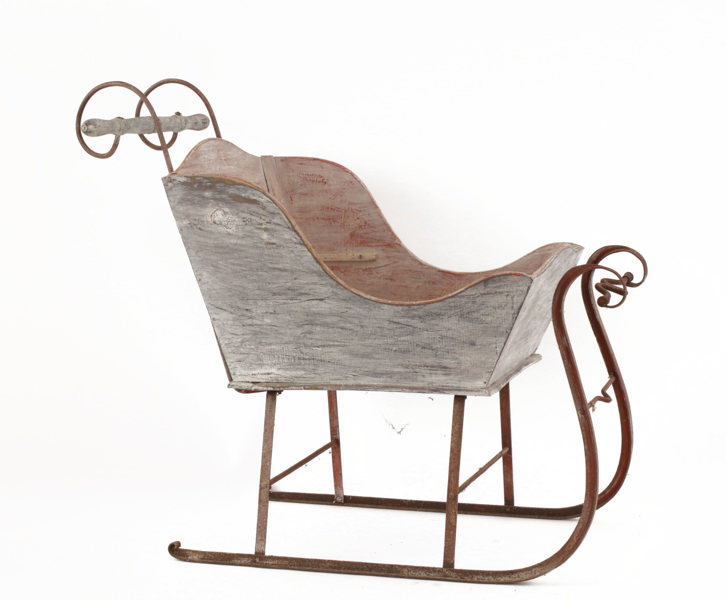 Släde för barn, omkring år 1900