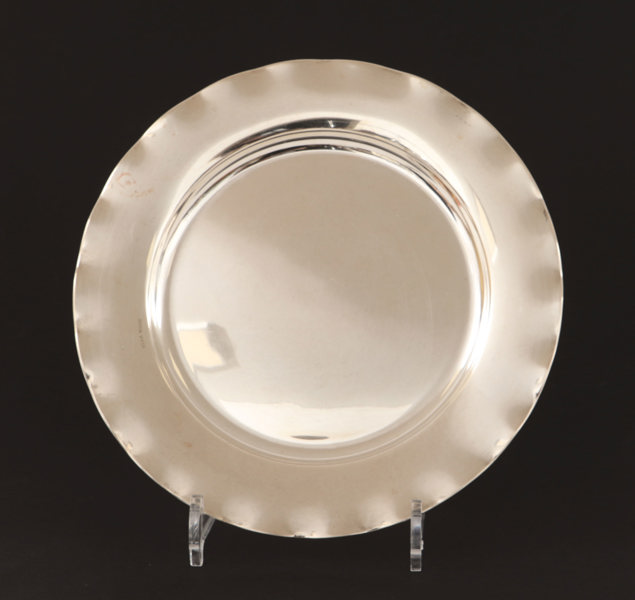 Tallrik i silver, MGAB, 1953
