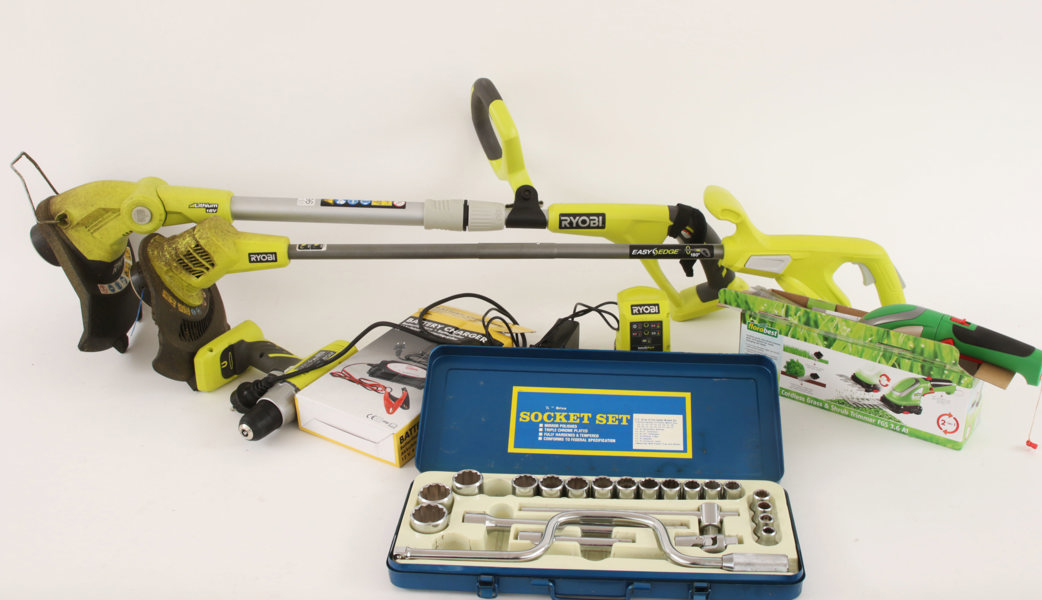 Parti verktyg och maskiner