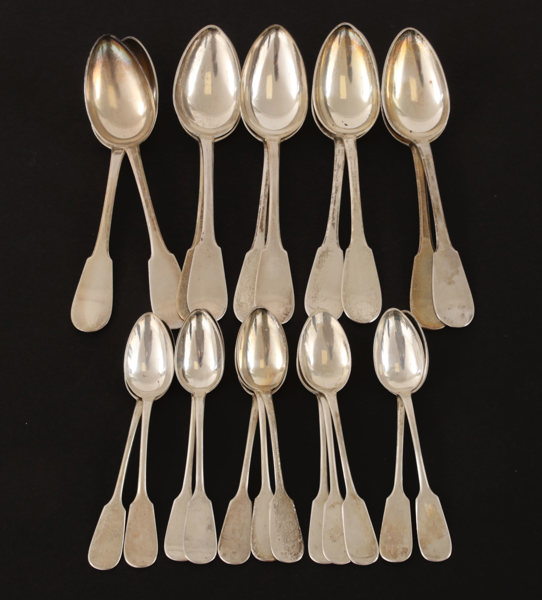 Bestick 22 delar, silver, Finland