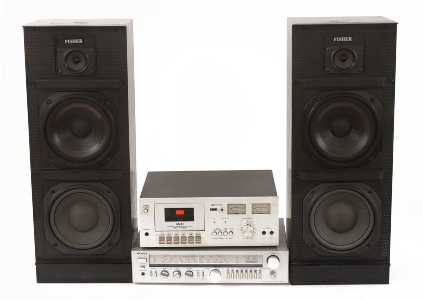 Ljudanläggning 4 delar