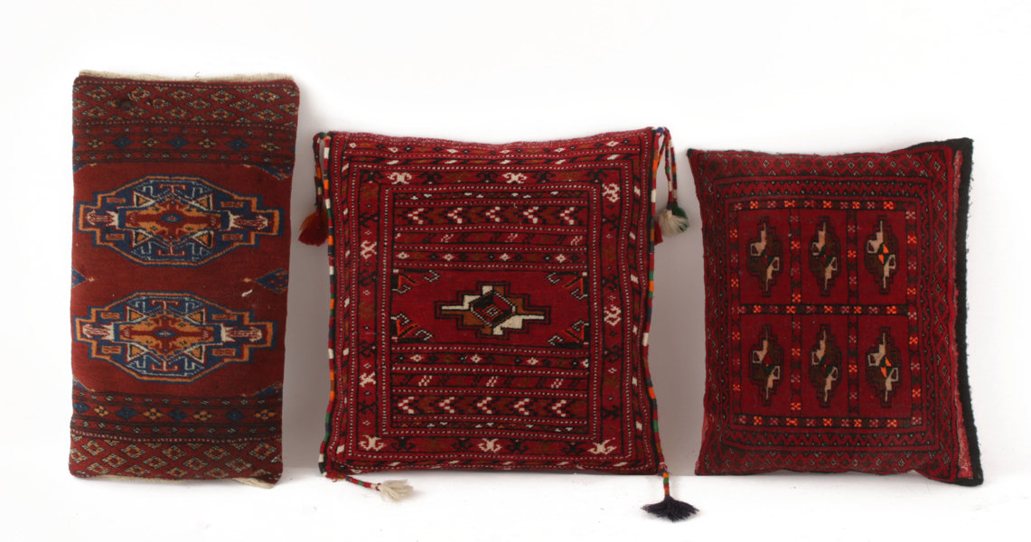 Handknutna kuddar 3st, orientaliska