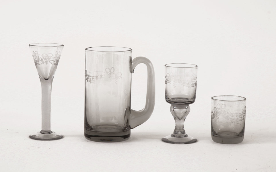 Glasservisdelar, "Antik", Reijmyre