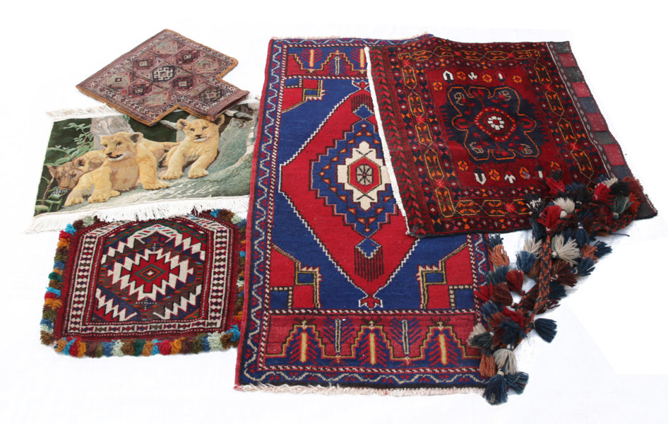 Handknutna textilier 6 delar