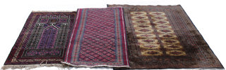 Handknutna mattor 3st, orientaliska