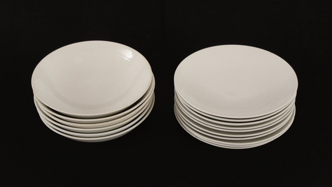 Servisdelar, "Blå Eld", Hertha Bengtsson för Rörstrand