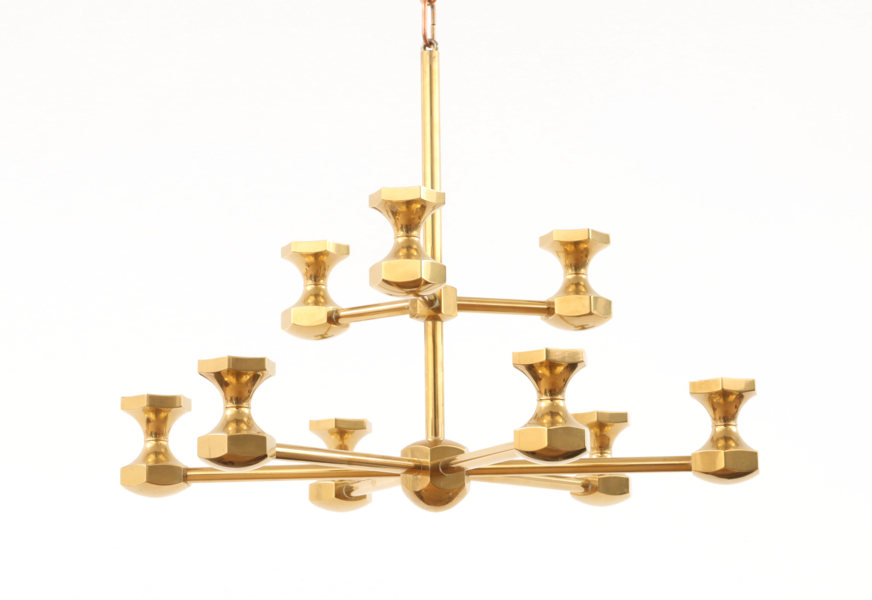 Ljuskrona, daterad 1980