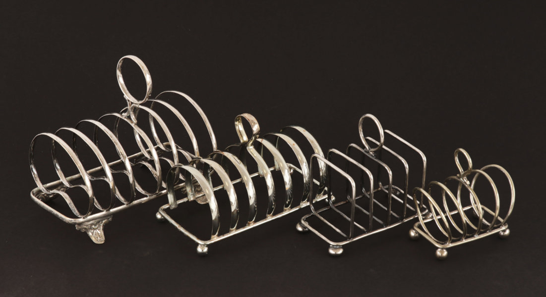 Toastrack 4st, nysilver