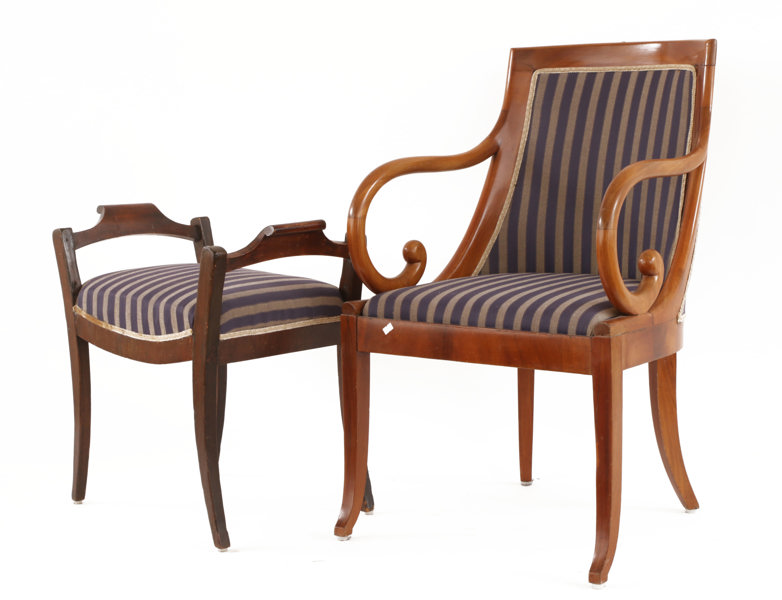 Möbler 2 delar, Karl Johan, 1800-tal