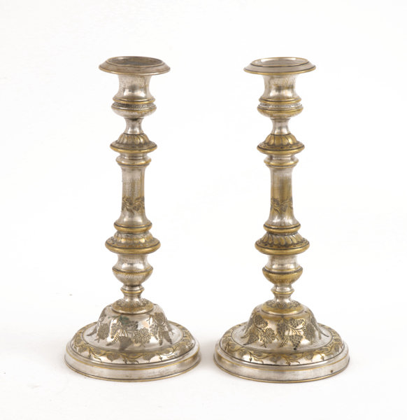 Ljusstakar ett par, 1800-tal