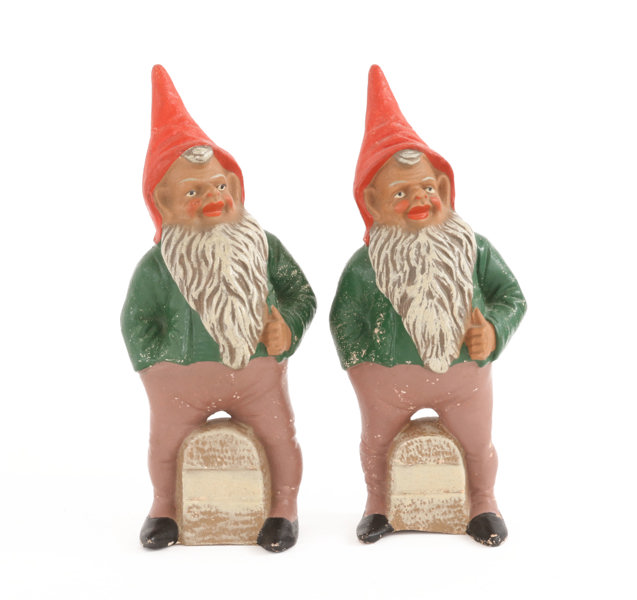 Tomtefigurer ett par, 1900-talets första del