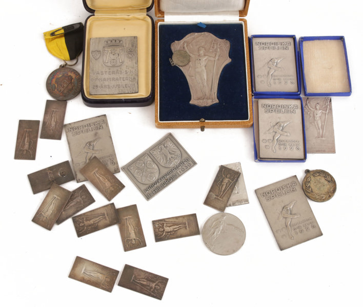 Parti silverplaketter