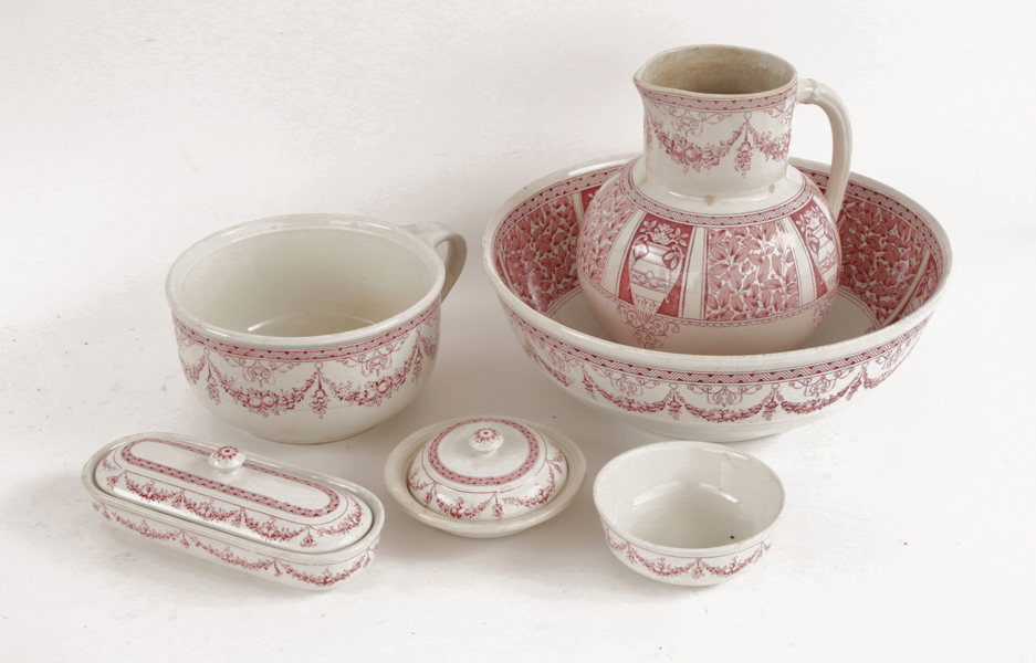 Tvättservis 6 delar, "Como", Gustavsberg