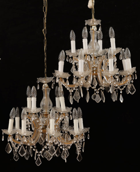 Takkronor ett par, 1900-talets andra hälft