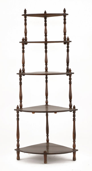 Etiennehylla för hörn, tidigt 1900-tal