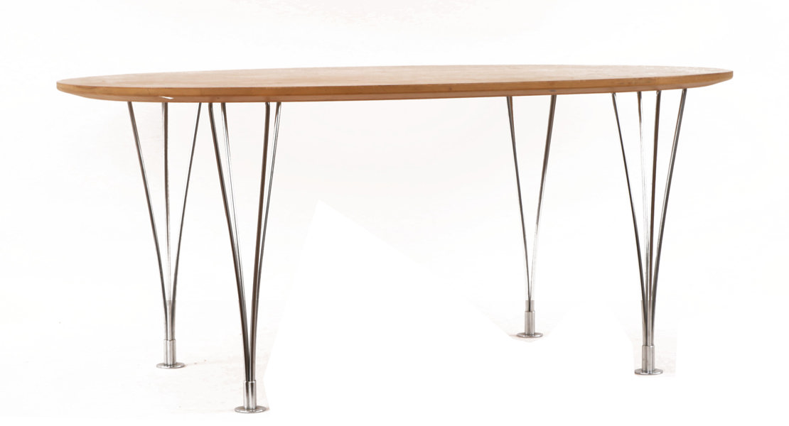 Soffbord, "Superellips", Bruno Mathsson & Piet Hein för Mathsson International