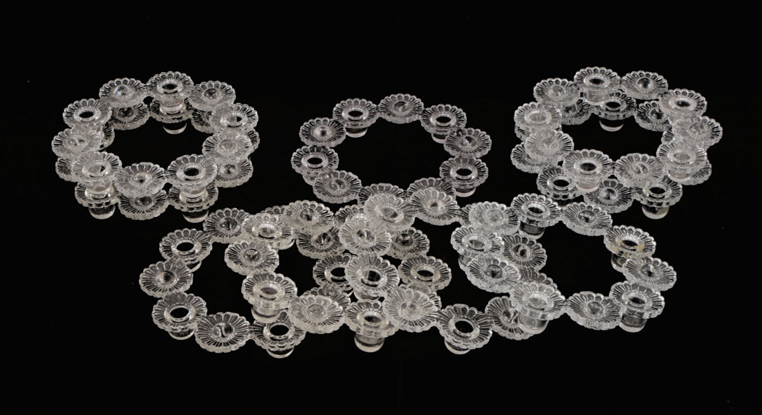 Ljusringar 9st, Royal Krona