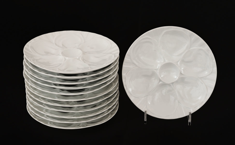 Ostrontallrikar 12st, Pllivuyt, Frankrike