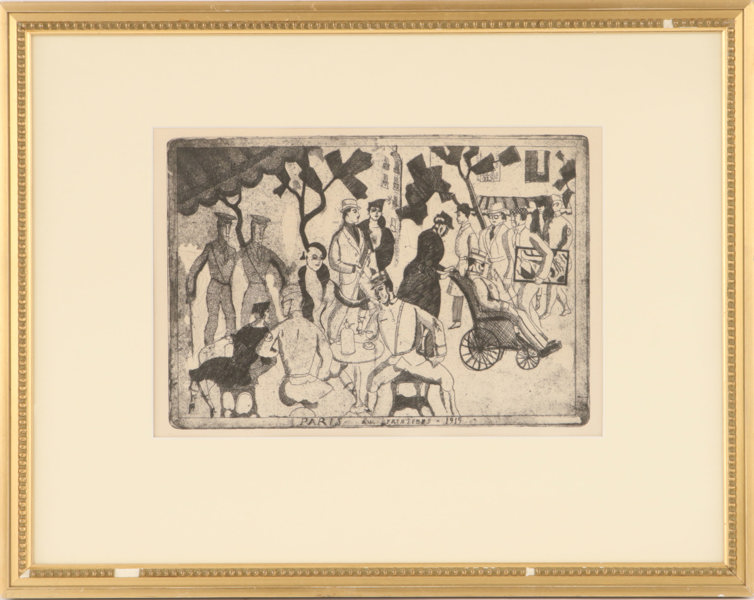 Okänd konstnär, daterad 1919