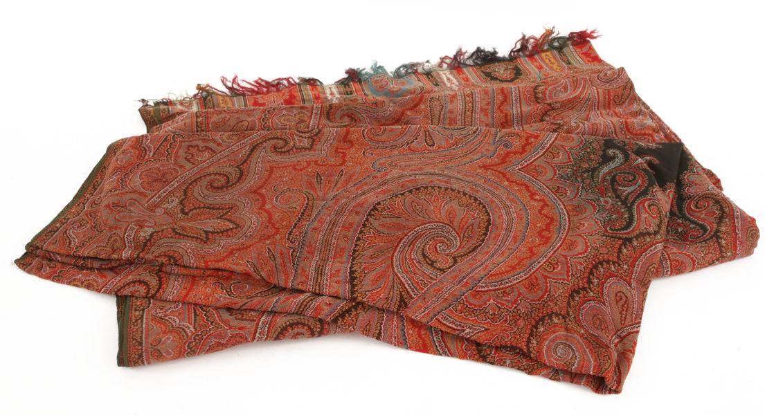 Draperi, paisley, tidigt 1900-tal