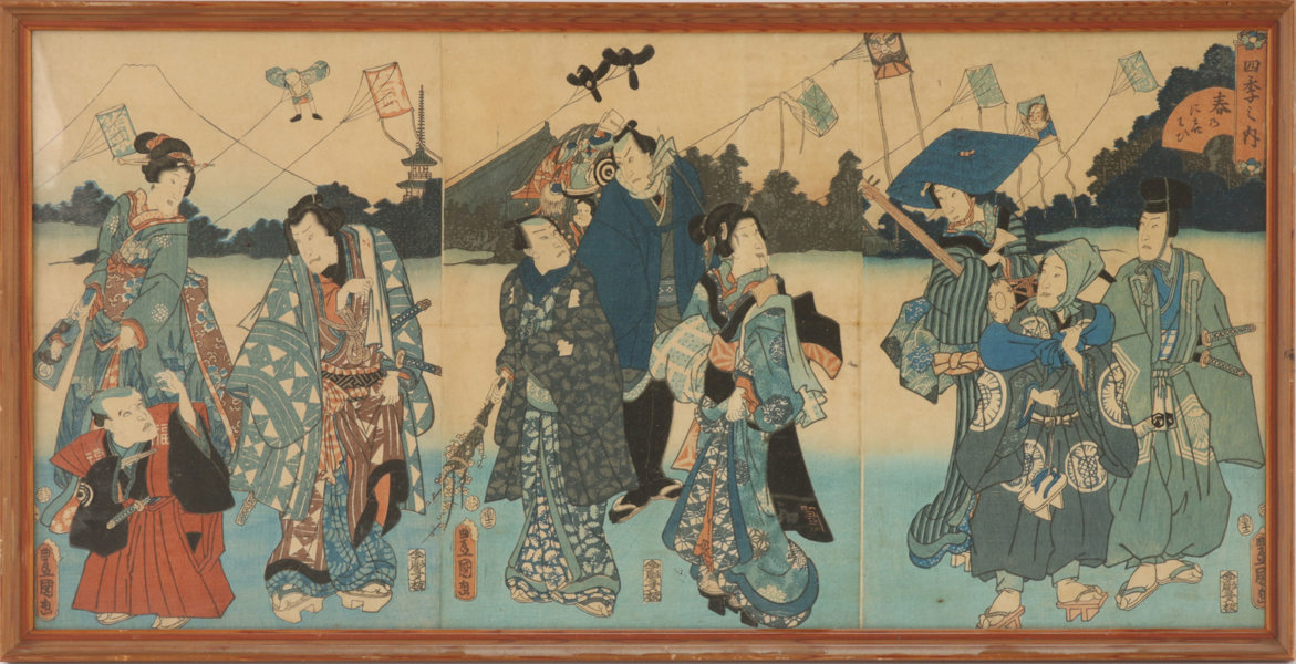 Träsnitt, Japan, 1800-tal