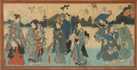 Träsnitt, Japan, 1800-tal