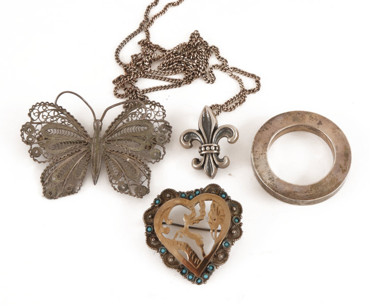 Silversmycken 4 delar