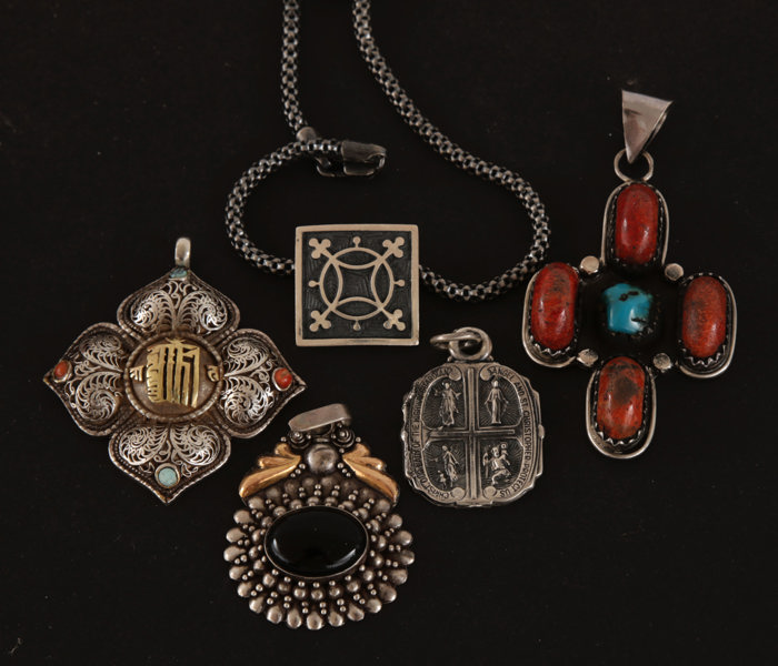 Smycken 5 delar, silver/sterlingsilver