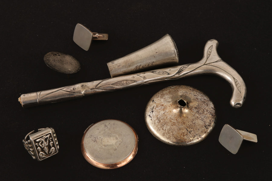 Parti silverföremål