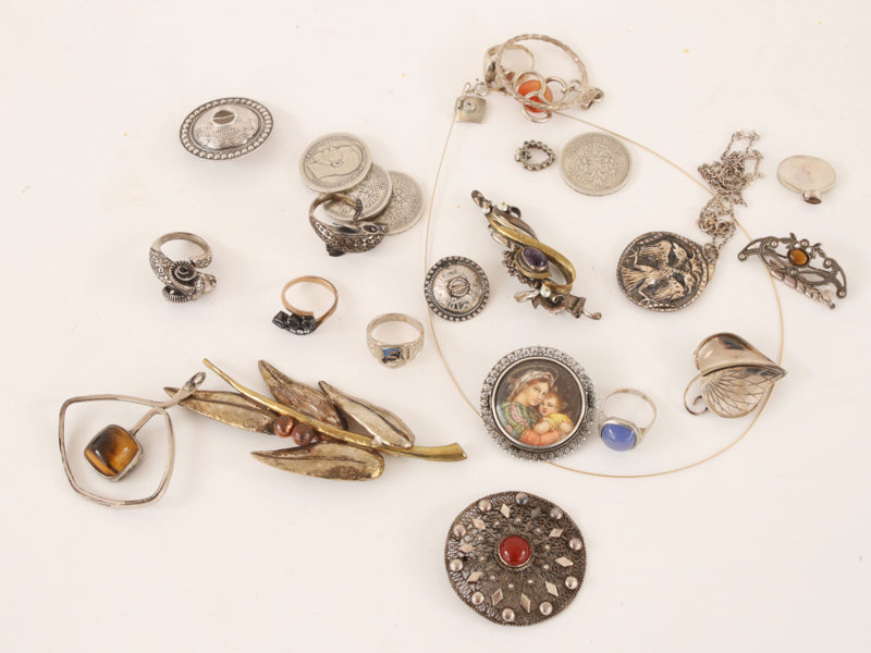 Parti silverföremål