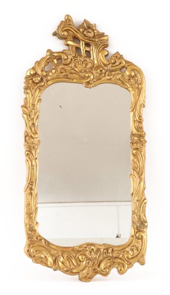 Spegel, rokokostil, firma Glas & Trä, 1900-tal