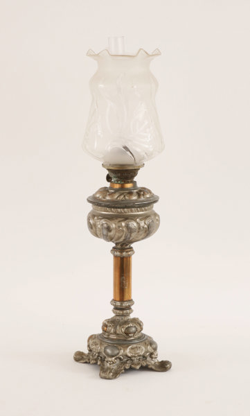 Bordsfotogenlampa, omkring år 1900