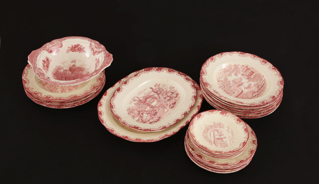 Matservisdelar 24st, "Bengali", Rörstrand