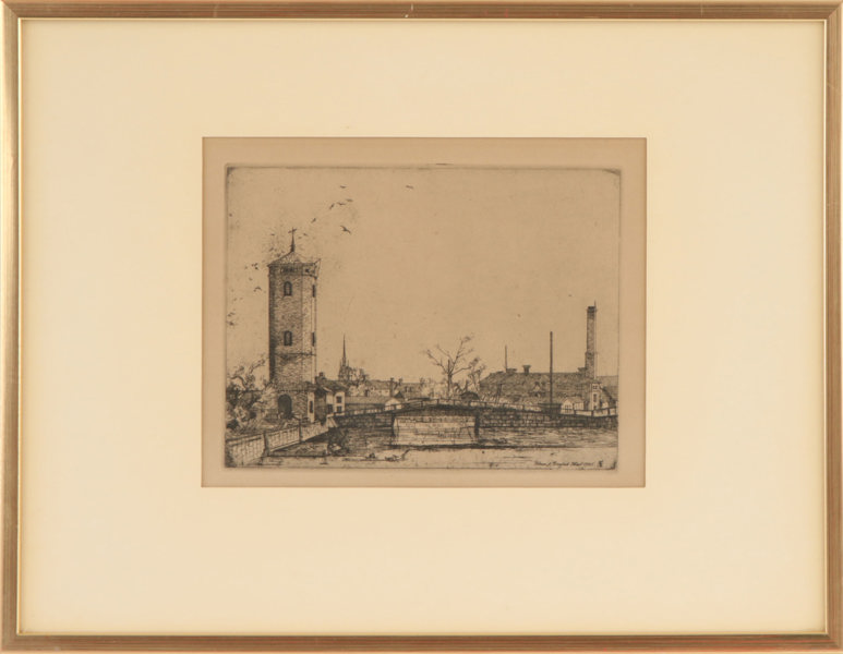 Axel Fridell för föreningen Grafisk Konst