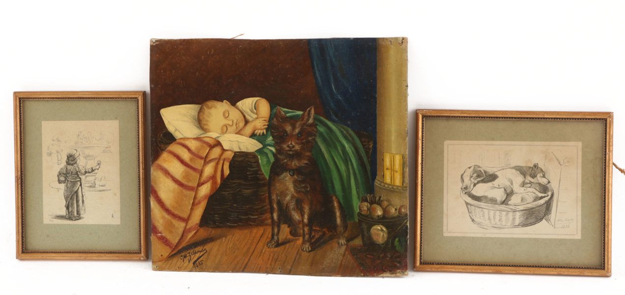 Konst 3 delar, 1800-tal