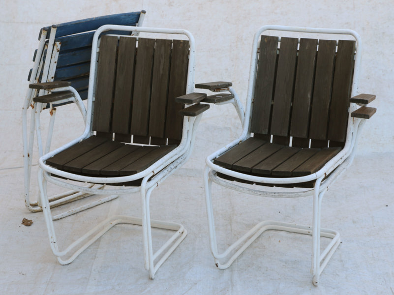 Trädgårdsstolar 4+2, 1900-talets andra hälft
