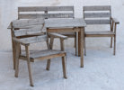 Trädgårdsmöbel 4 delar, 1900-talets andra hälft