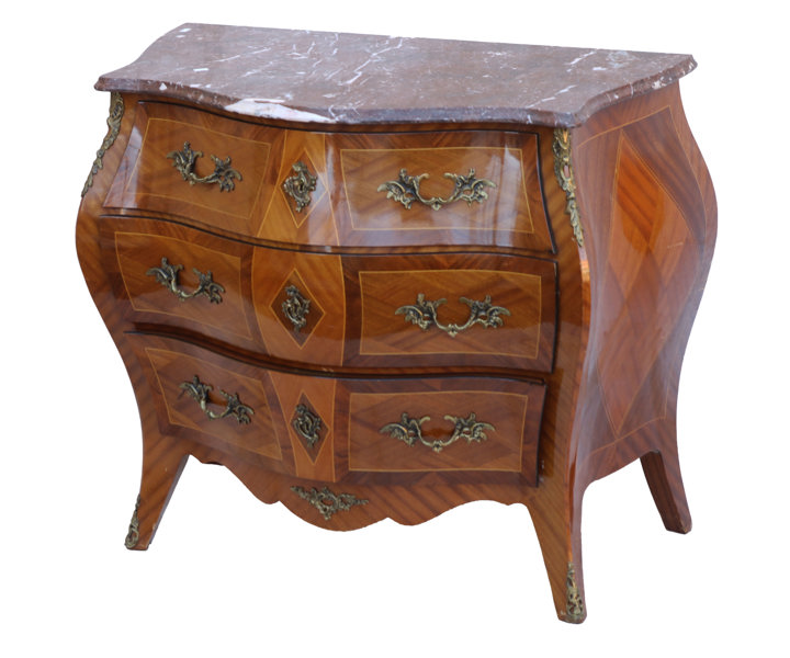 Byrå, rokokostil, 1900-tal