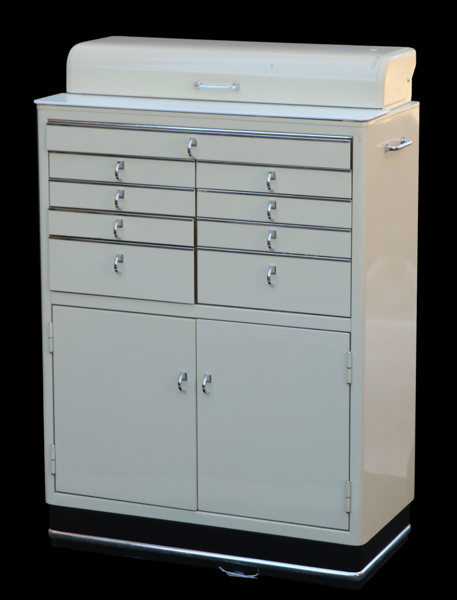 Tandläkarskåp, omkring 1900-talets mitt