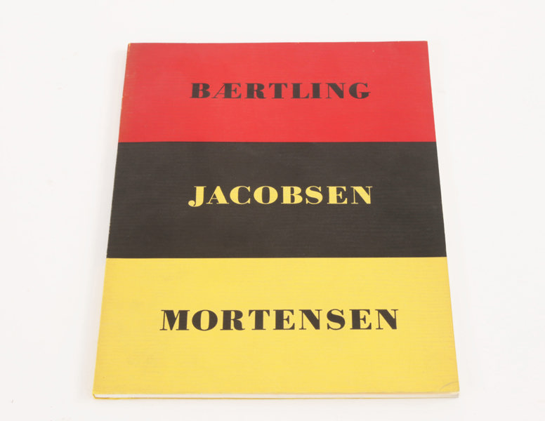 Utställningskatalog, "Konkret Realism", Bærtling, Jacobsen och Mortensen