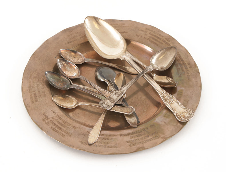 Parti silverföremål