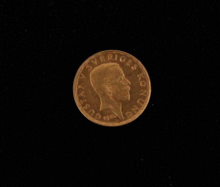 Guldmynt, 5 kronor, Sverige, 1920