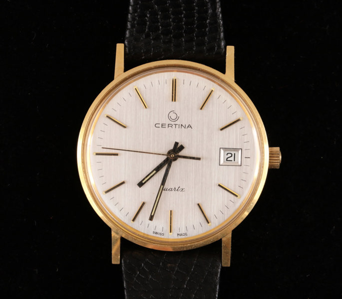 Herrarmbandsur, Certina, 18k