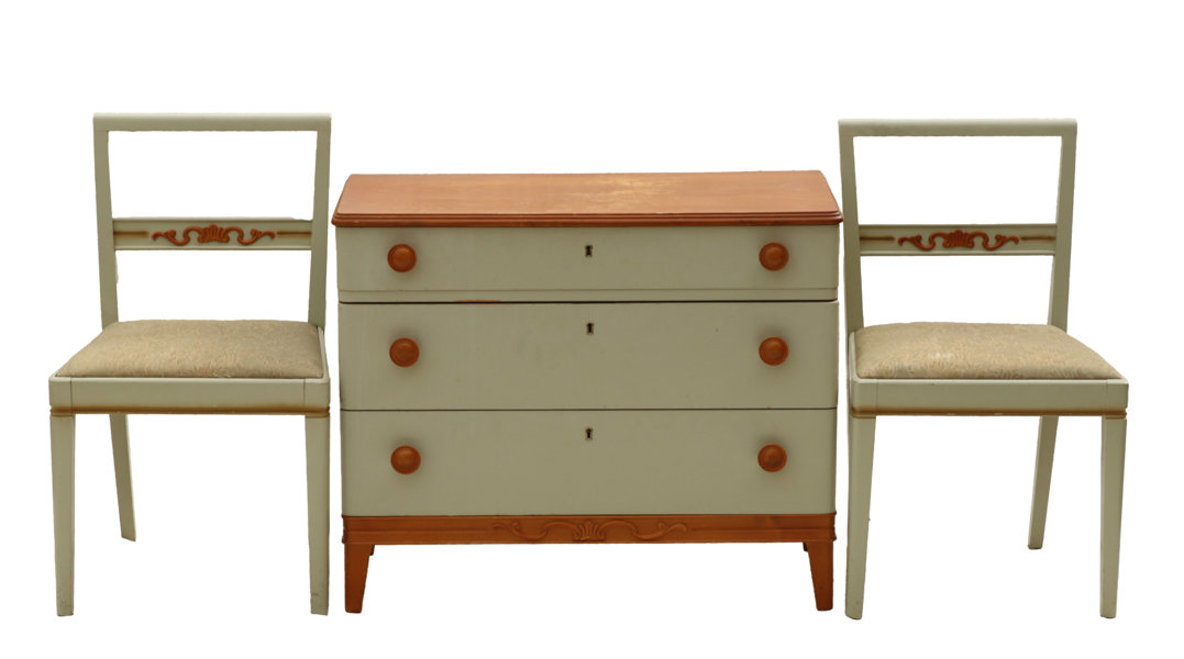 Möbler 3 delar, 1930/40-tal