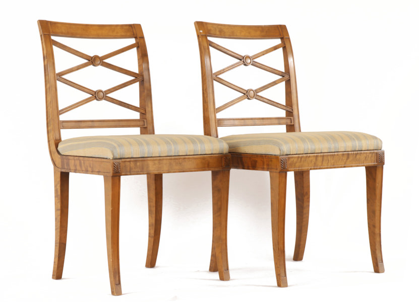 Stolar ett par, "Brevik", Carl Malmsten för Nordiska Kompaniet, 1931