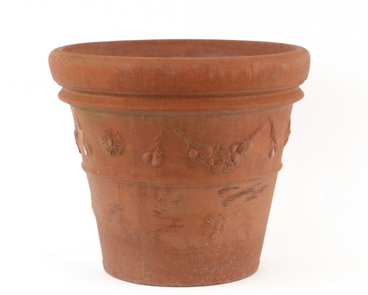 Stor kruka i lergods